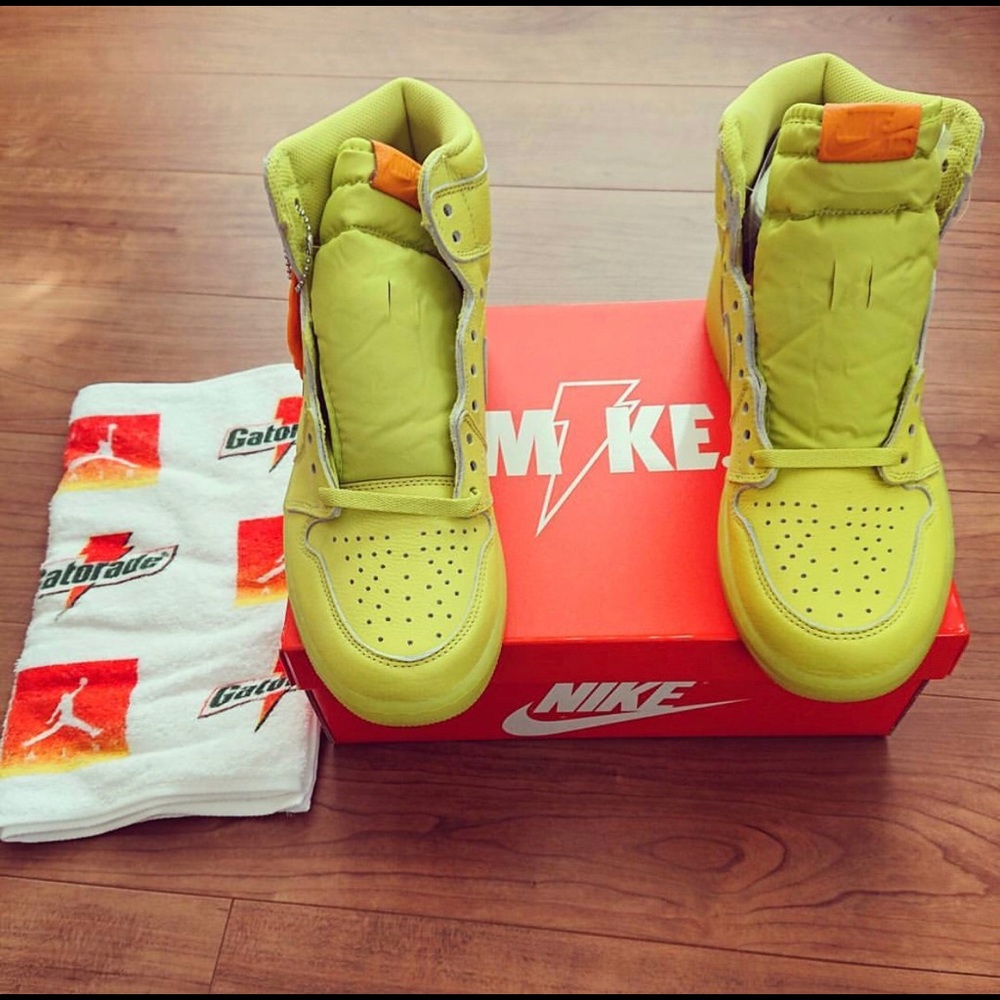 Air Jordan retro 1 Gatorade"lemon lime"